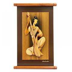 Meerah 9'' X 14'' wood wall frame
