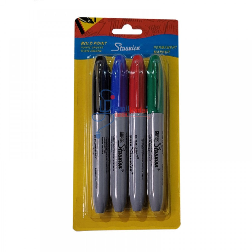 Marker Bold Point (4 Pc)