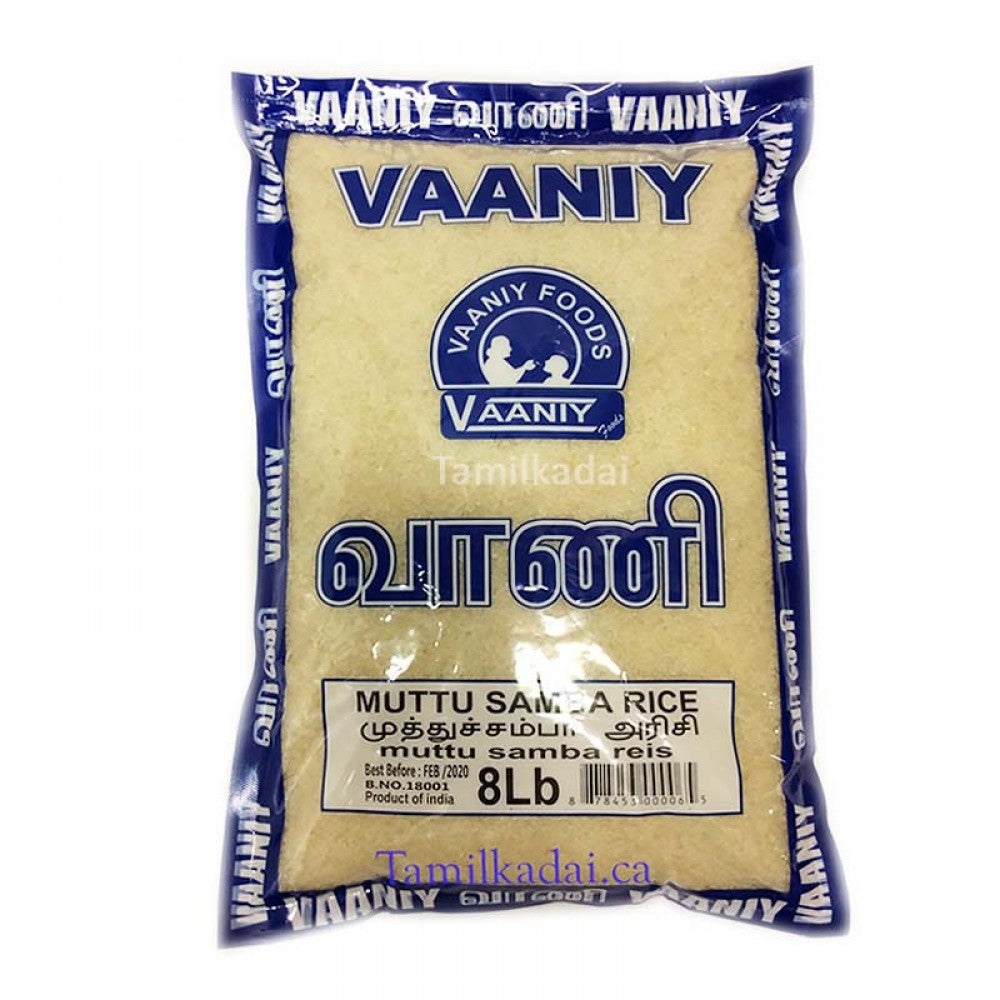 Muthu Samba Rice (8 Lb) - Vaaniy