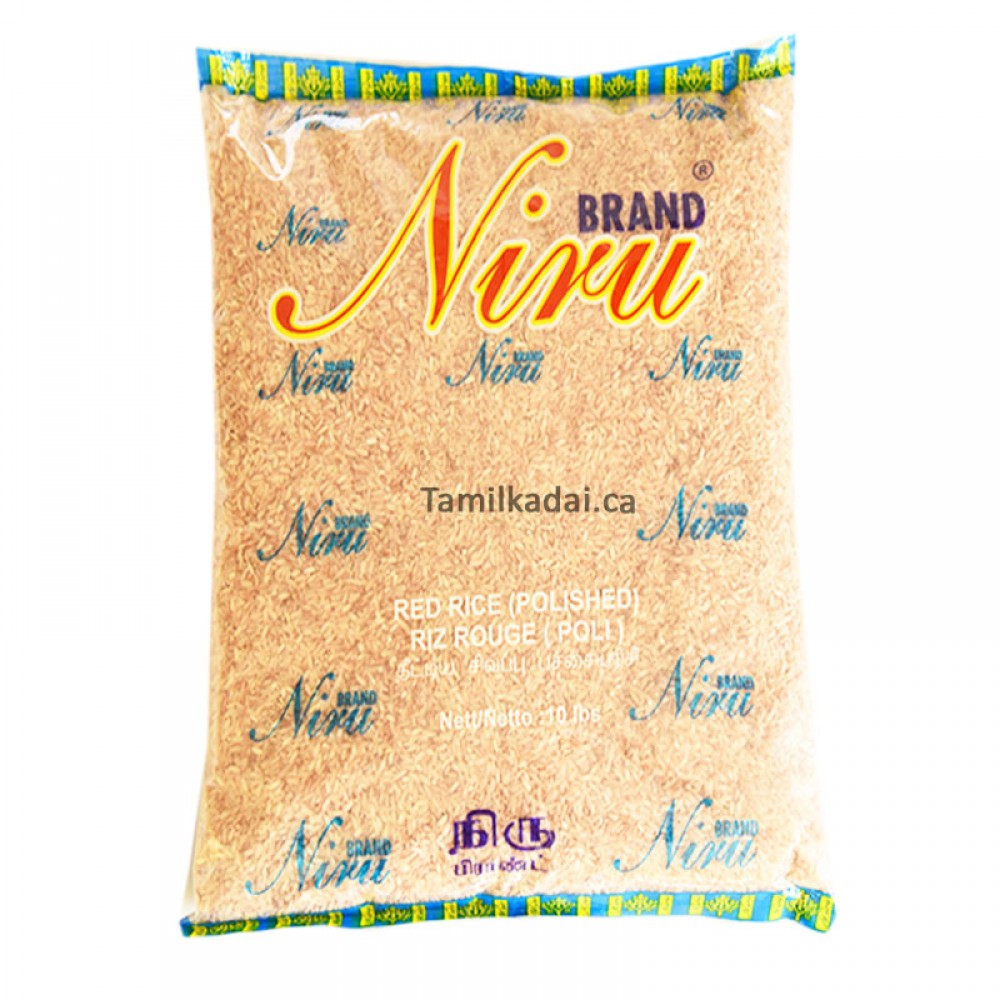 Red Raw Rice Polished (8Lb) - Niru